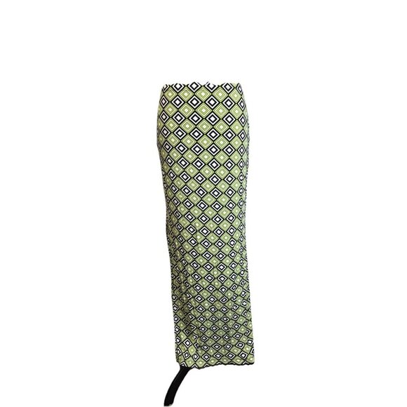 MAXI LONG SKIRT Chevron Geometric Print Lot Of 2 Stretchy Beach Coastal SMALL - Picture 6 of 12